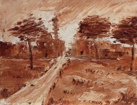 Hamid Alvi, 08 x 10 inch, Oil on Canvas, Landscape Painting, AC-HA-021